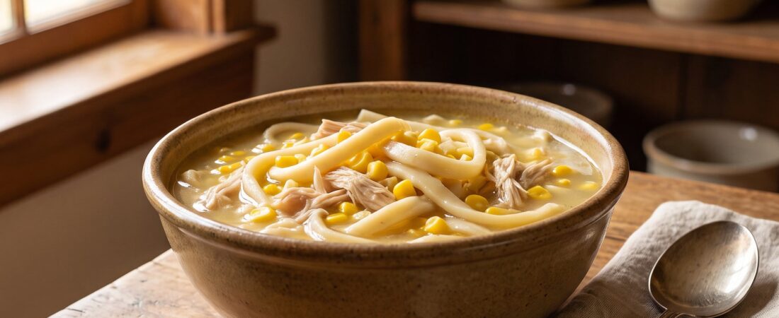 Amish Chicken Corn Soup