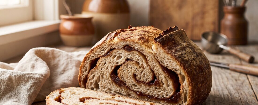 Apple Butter Swirl Sourdough