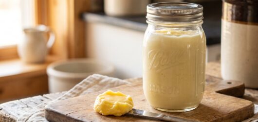 Butter in a Mason Jar