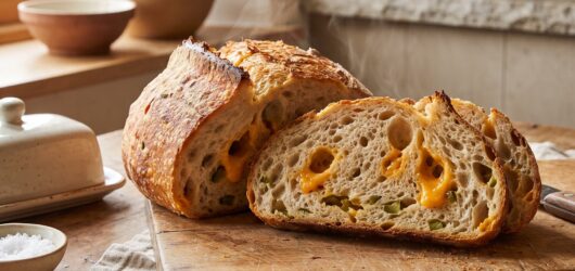 Cheddar and Jalapeno Sourdough