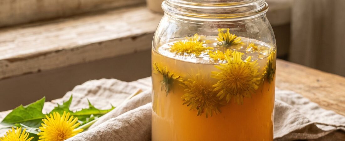 Dandelion Flower Kvass