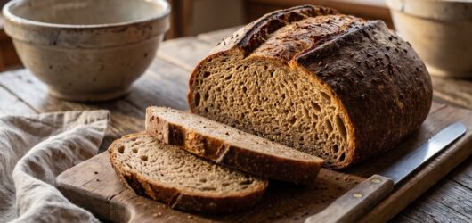 Dark Rye Sourdough with Caraway