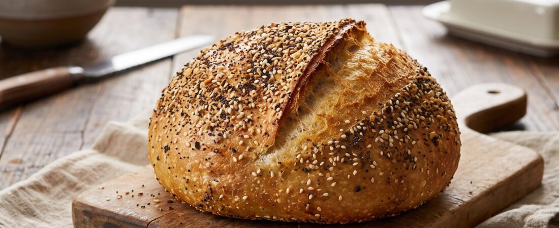 Everything Bagel Sourdough Boule