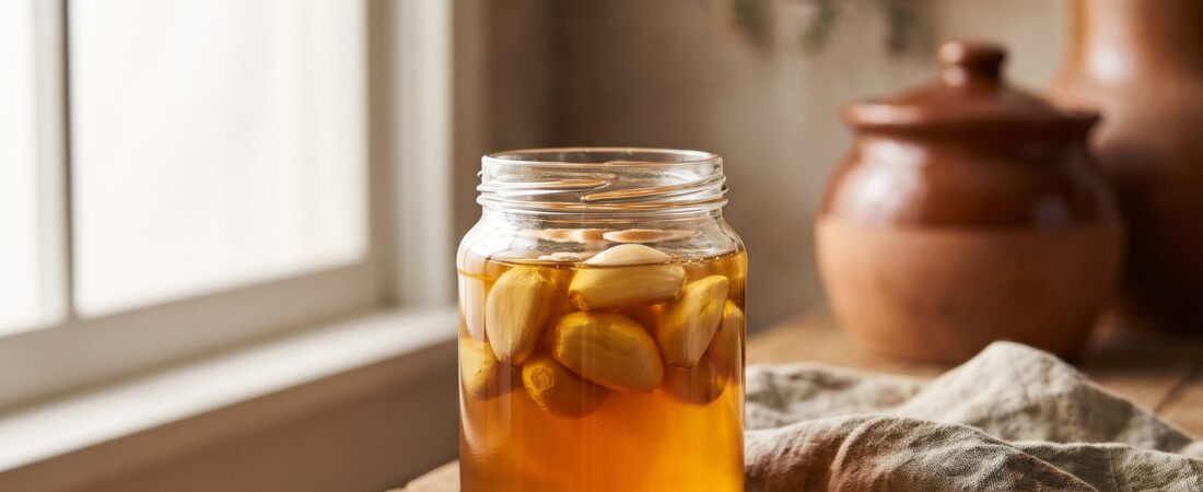 Fermented Garlic Honey