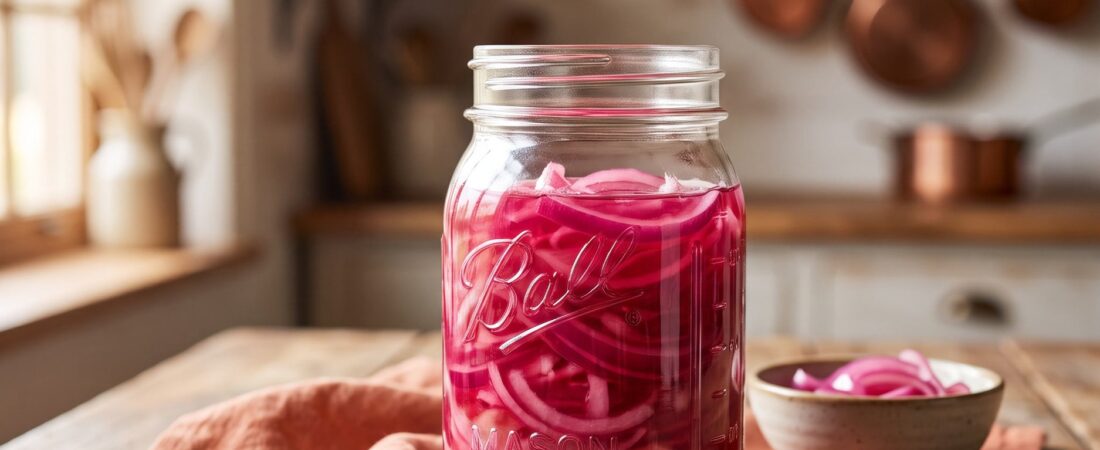 Fermented Red Onions