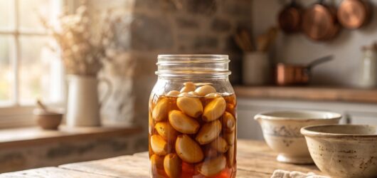 Preserved Garlic in Honey