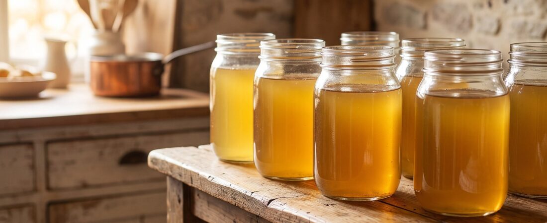 Pressure Canned Chicken Broth