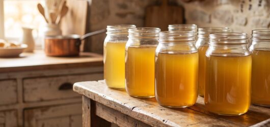 Pressure Canned Chicken Broth