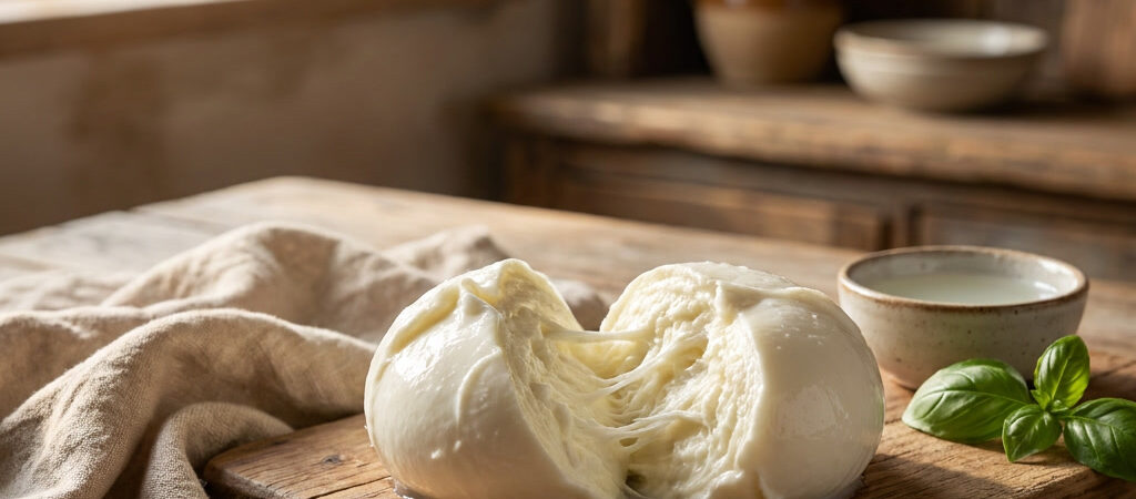 Simple Mozzarella in One Hour