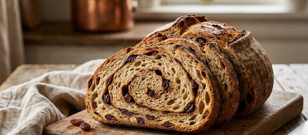 Sourdough Cinnamon Raisin Loaf