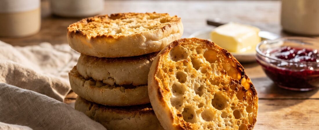 Sourdough English Muffins