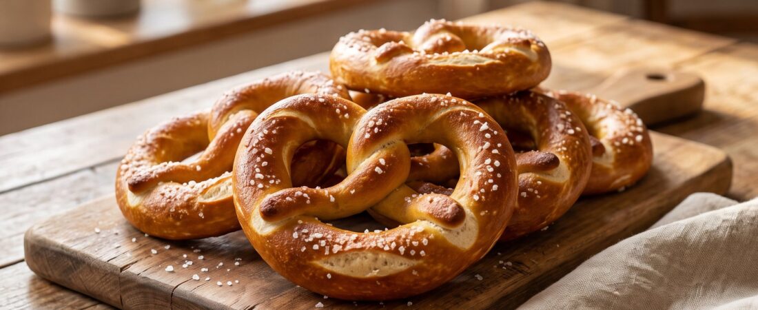 Sourdough Soft Pretzels