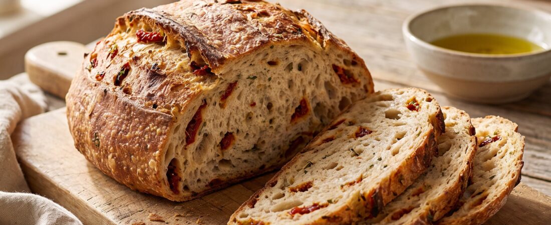Sun-Dried Tomato and Herb Sourdough