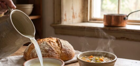 Using Whey: Bread, Soup, and the Garden