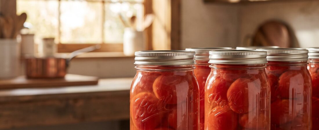 Water Bath Canned Tomatoes